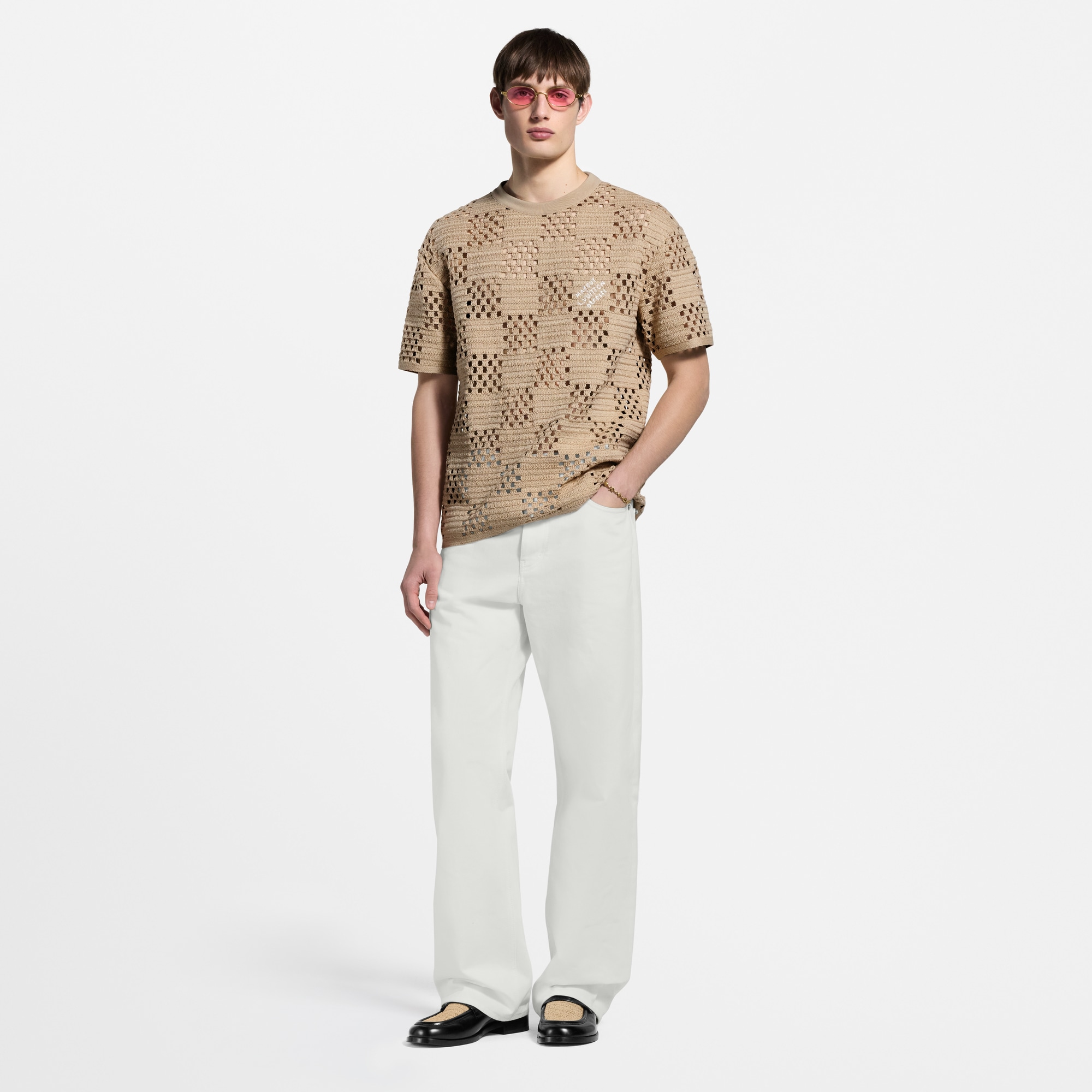 【オシャレ♪】ルイヴィトン★ダミエラフィア Tシャツ louis-vuitton--